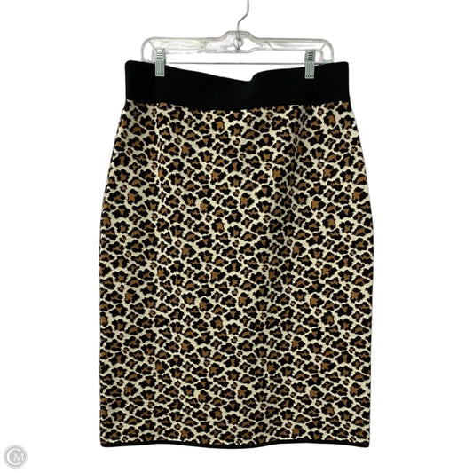 Skirt Designer By Diane Von Furstenberg In Animal Print, Size: 16