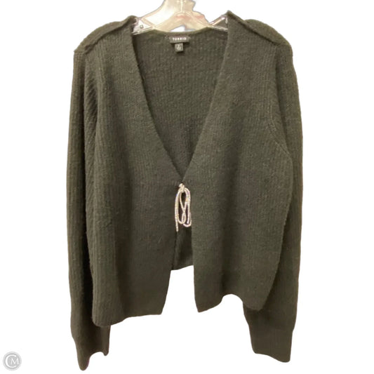 Sweater Cardigan By Torrid In Black, Size: 3x