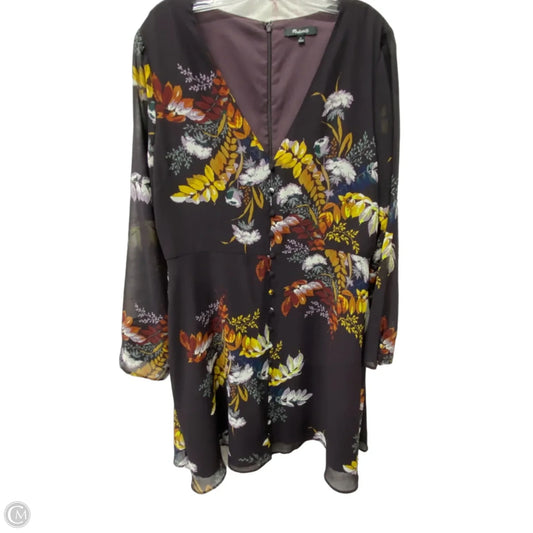 Dress Casual Maxi By Madewell In Purple, Size: L