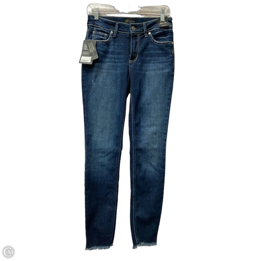 Jeans Skinny By Silver In Blue, Size: 4