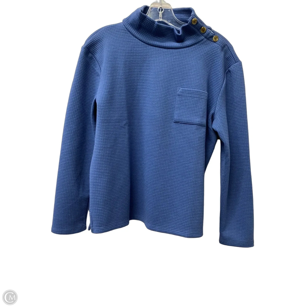 Top Long Sleeve By Talbots In Blue, Size: Sp