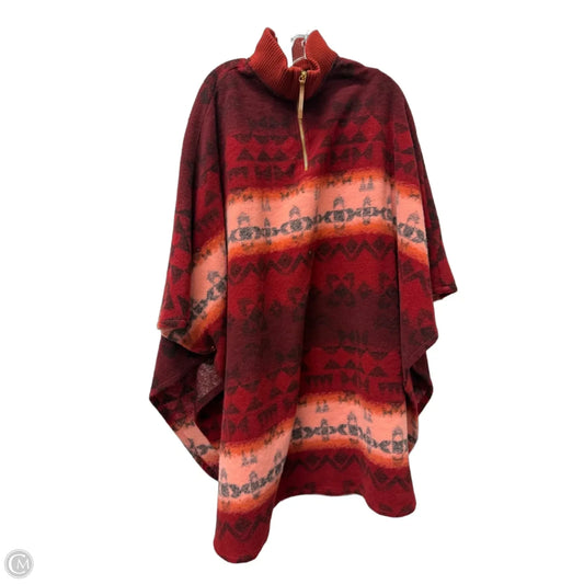 Poncho By Scotch & Soda In Red, Size: Osfm