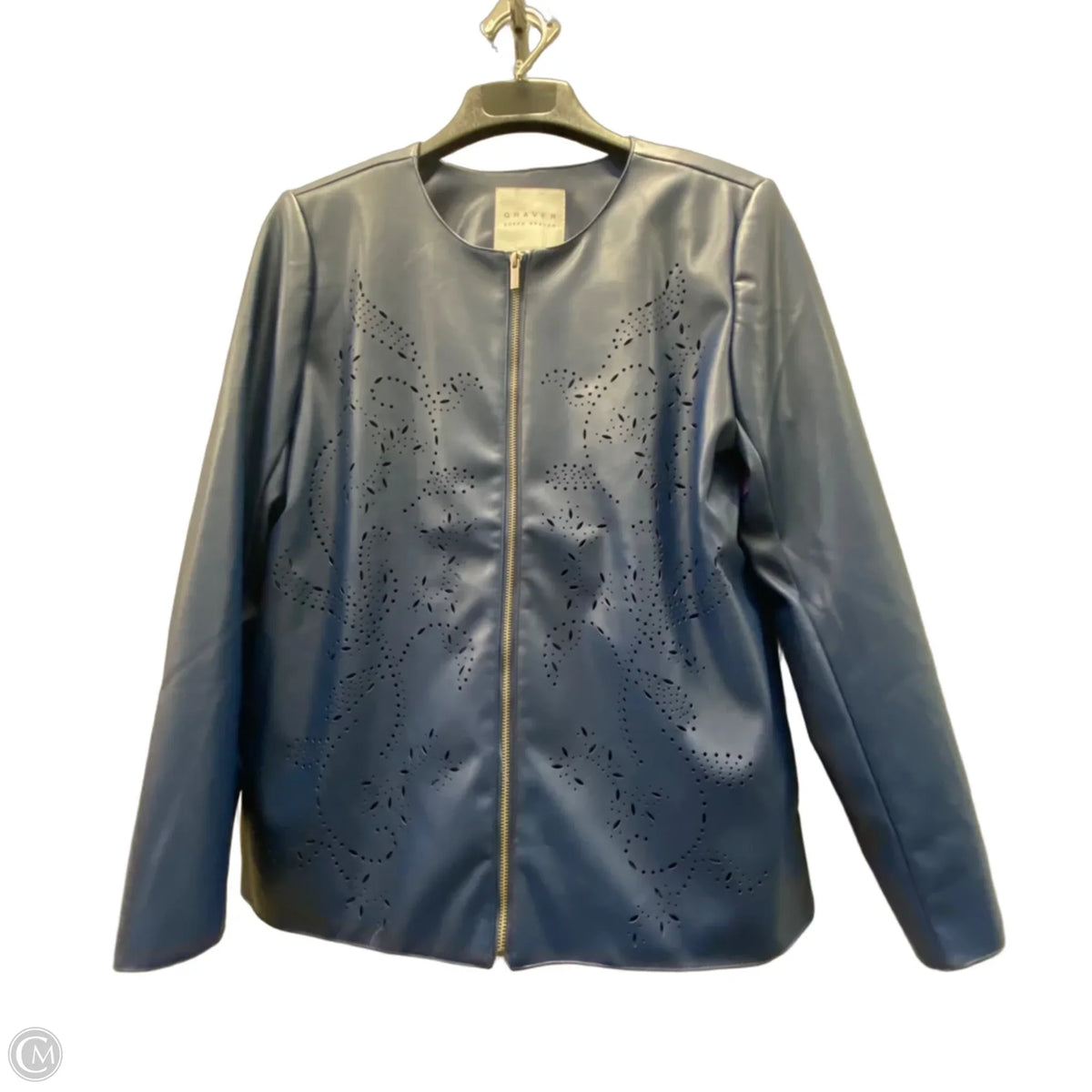 Jacket Other By Susan Graver In Blue, Size: M