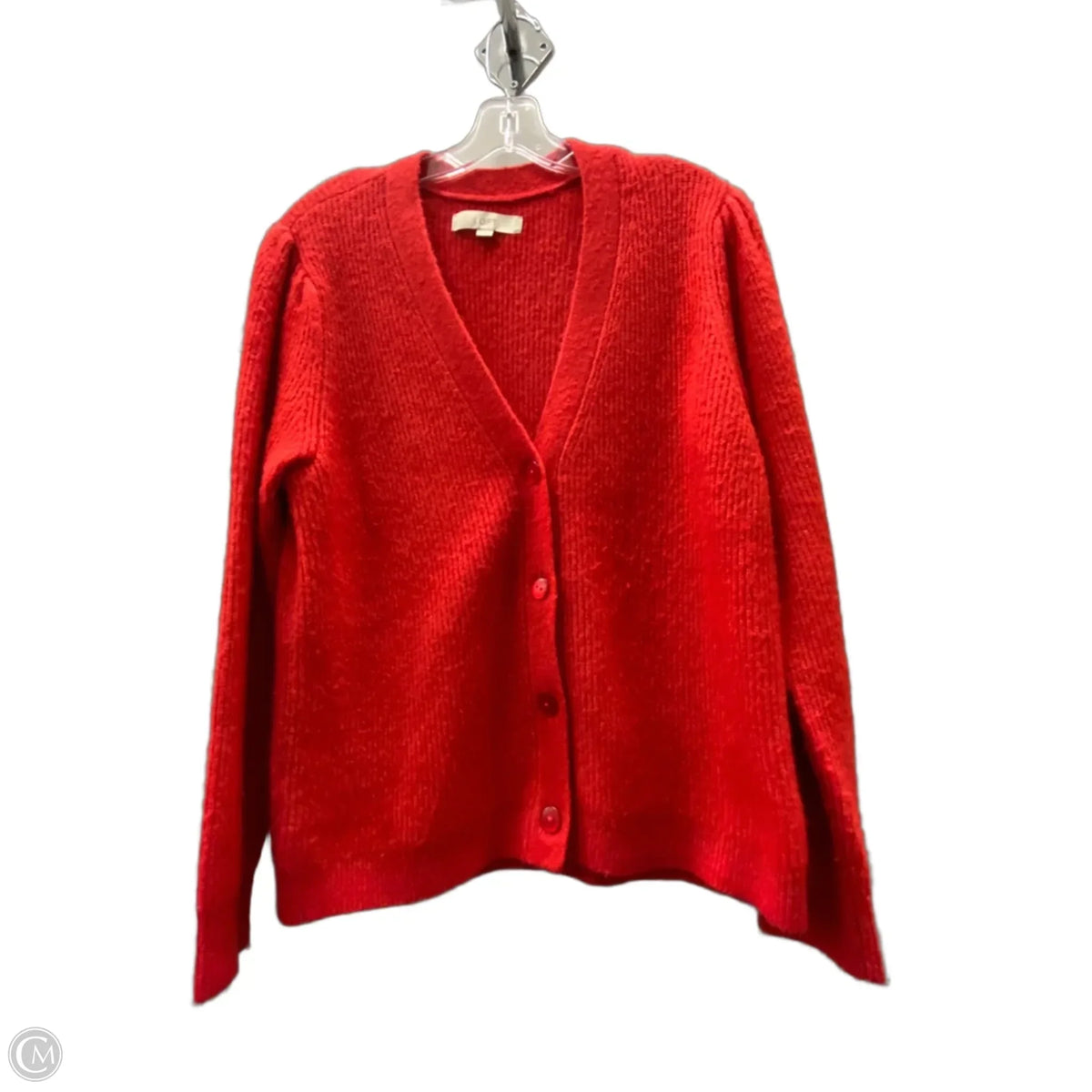 Sweater By Loft In Red, Size: L