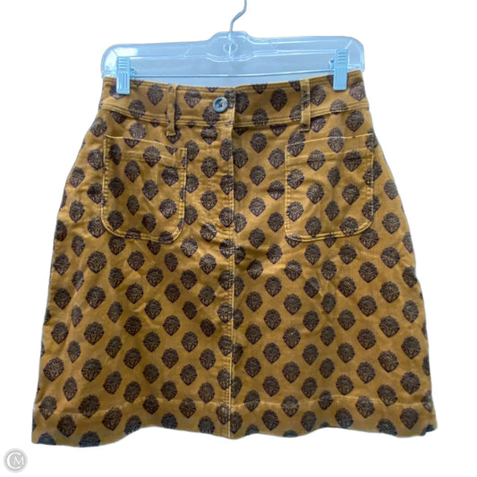 Skirt Mini & Short By Boden In Brown, Size: 4