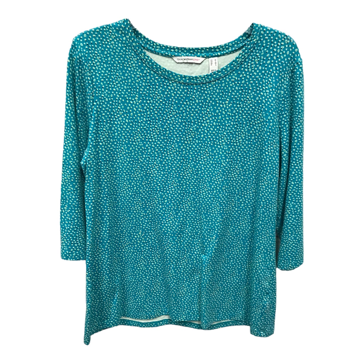 Top Long Sleeve By Isaac Mizrahi Live Qvc  Size: M