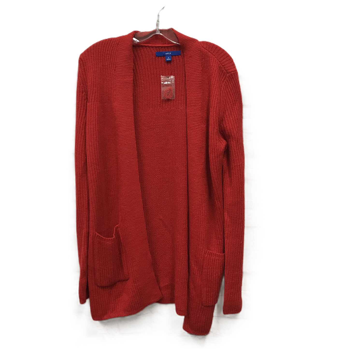 Red Sweater Cardigan By Apt 9, Size: S