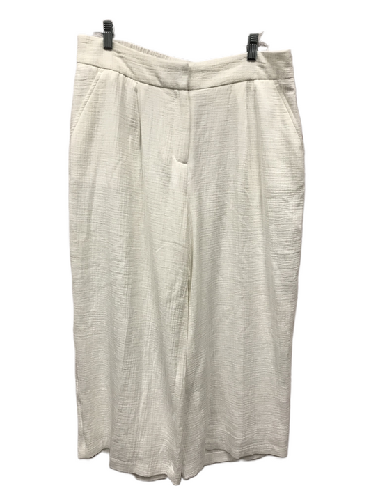 White Pants Wide Leg By Nine West, Size: 12