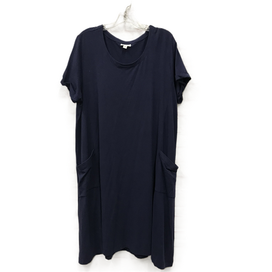 Blue Dress Casual Midi By J. Jill, Size: Xl
