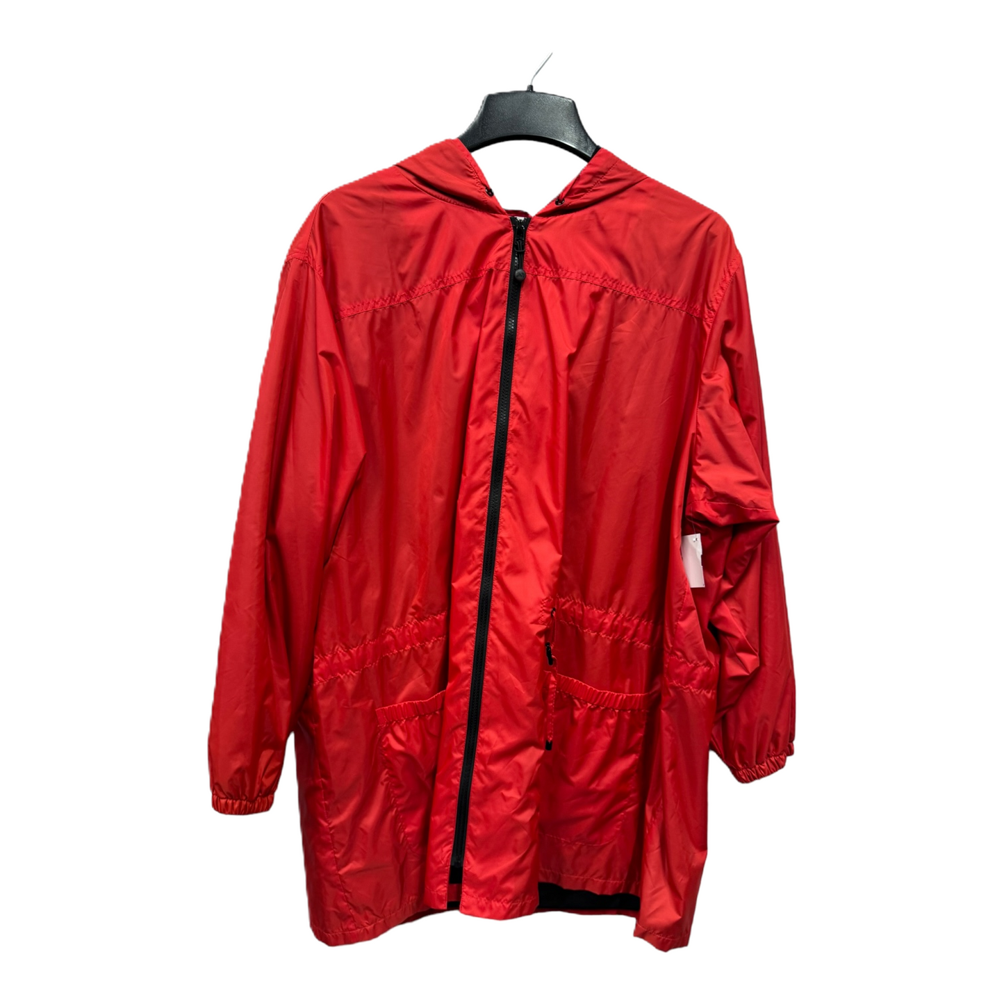 Red Athletic Jacket By Jones New York, Size: 3x