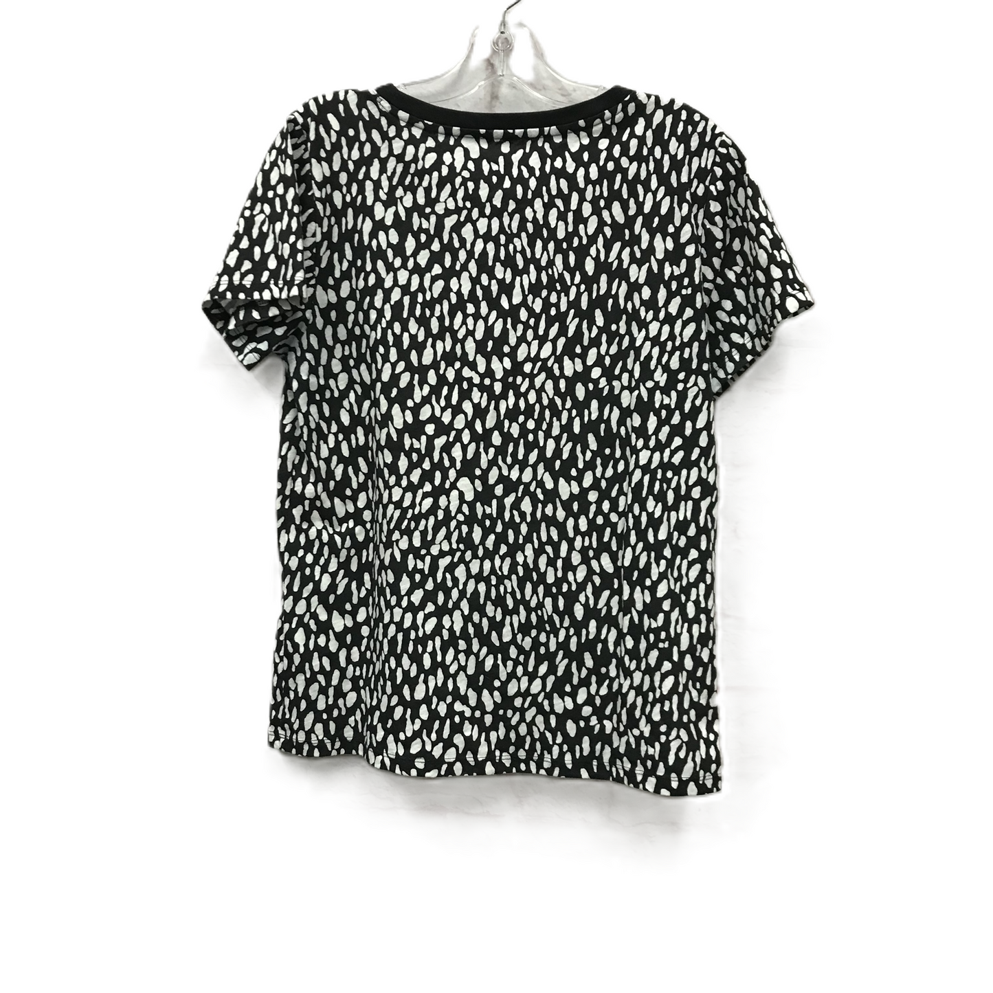 Black Top Short Sleeve Basic By J. Crew, Size: M