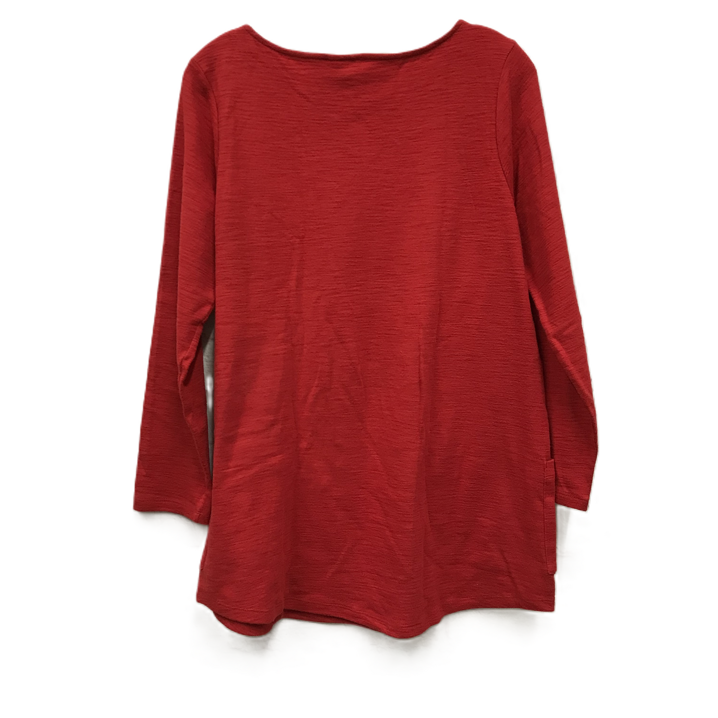 Top Long Sleeve By Pure Jill In Red, Size: M