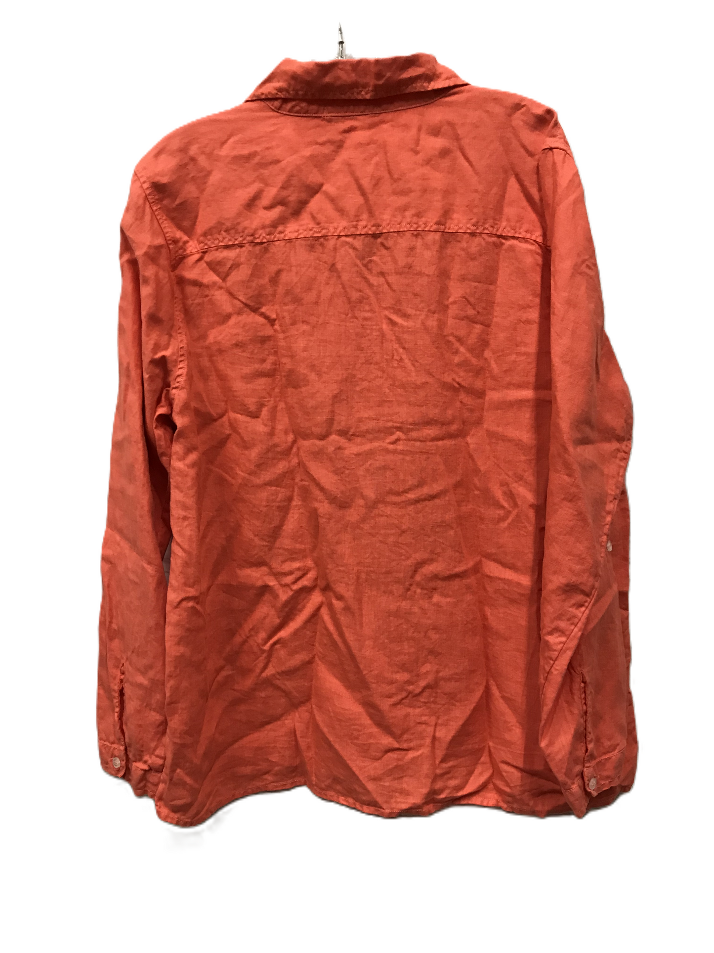 Top Long Sleeve By Fresh Produce In Orange, Size: Xl