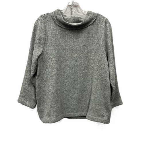 Top Long Sleeve By Loft In Grey, Size: M