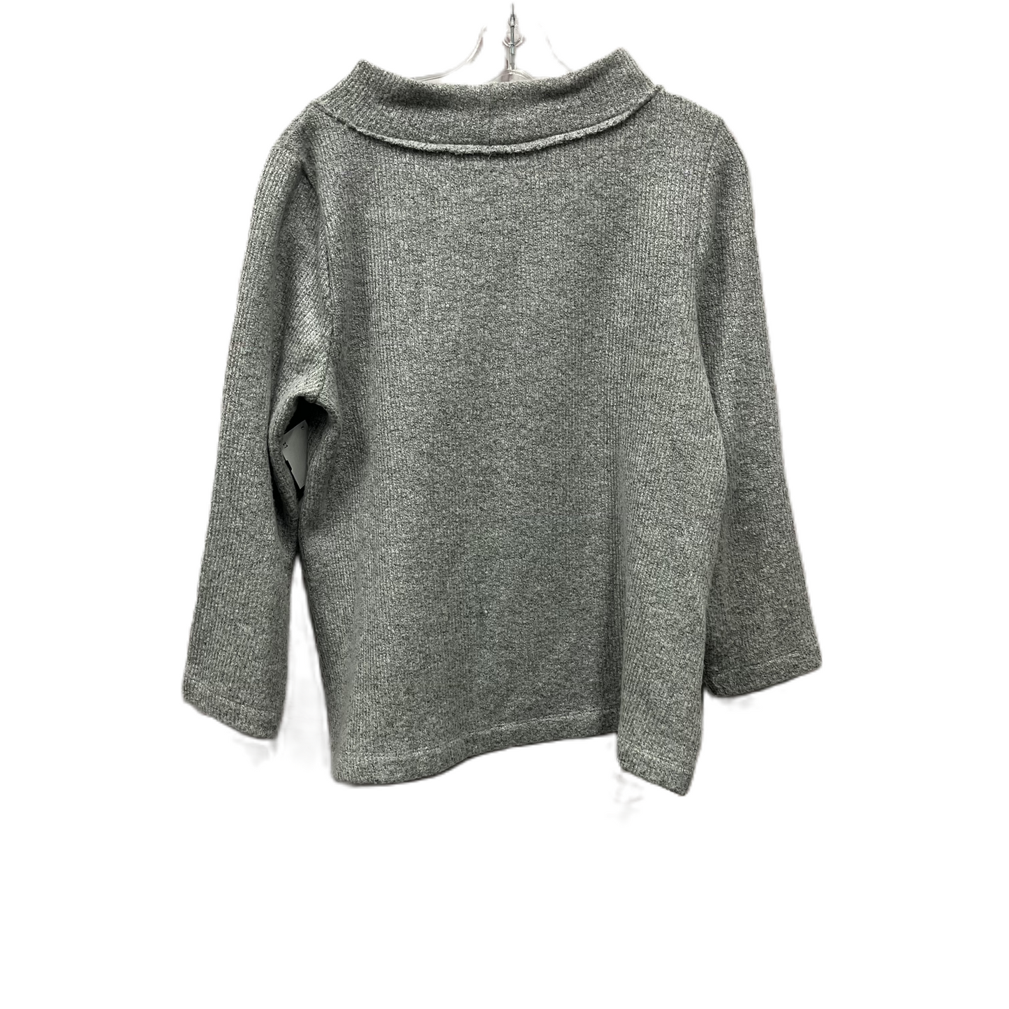 Top Long Sleeve By Loft In Grey, Size: M