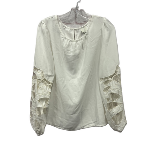 Top Long Sleeve By Joie In Cream, Size: M