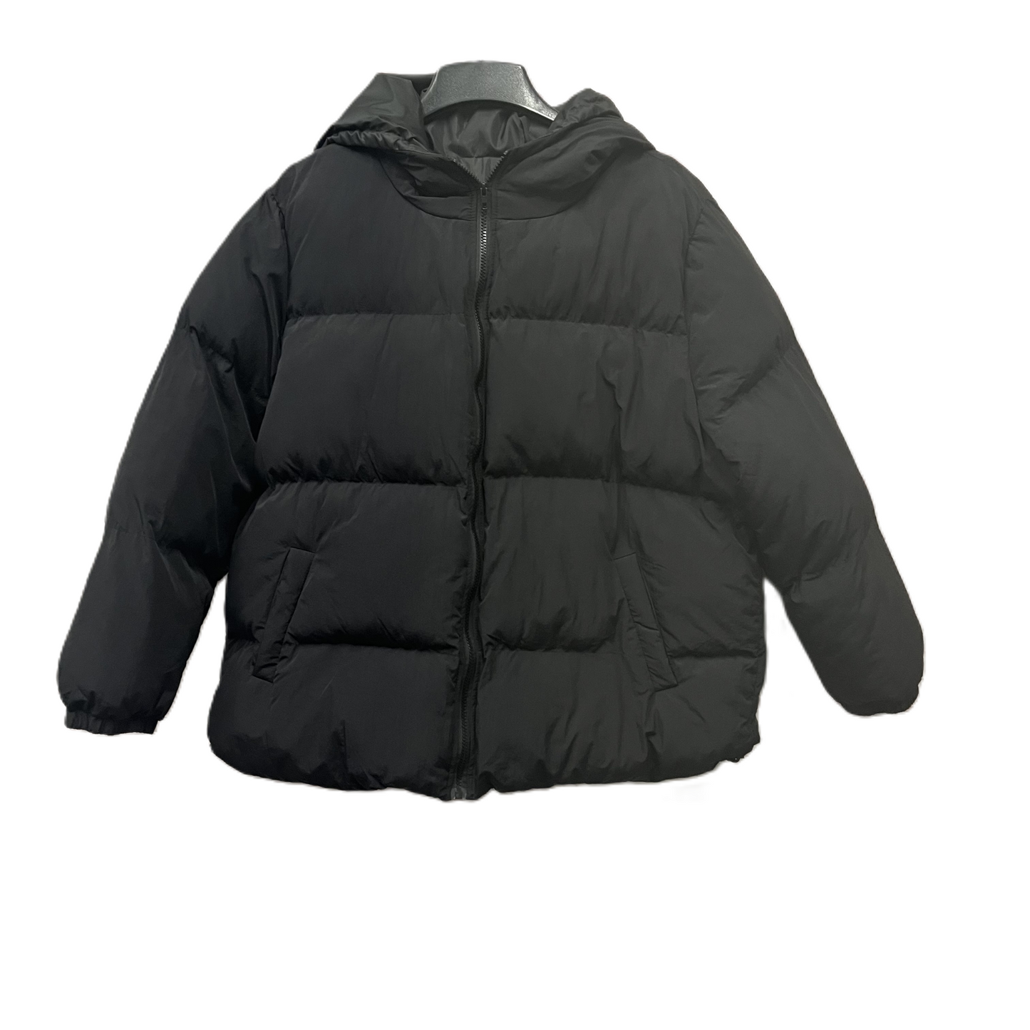 Coat Puffer & Quilted By Shein In Black, Size: 4x