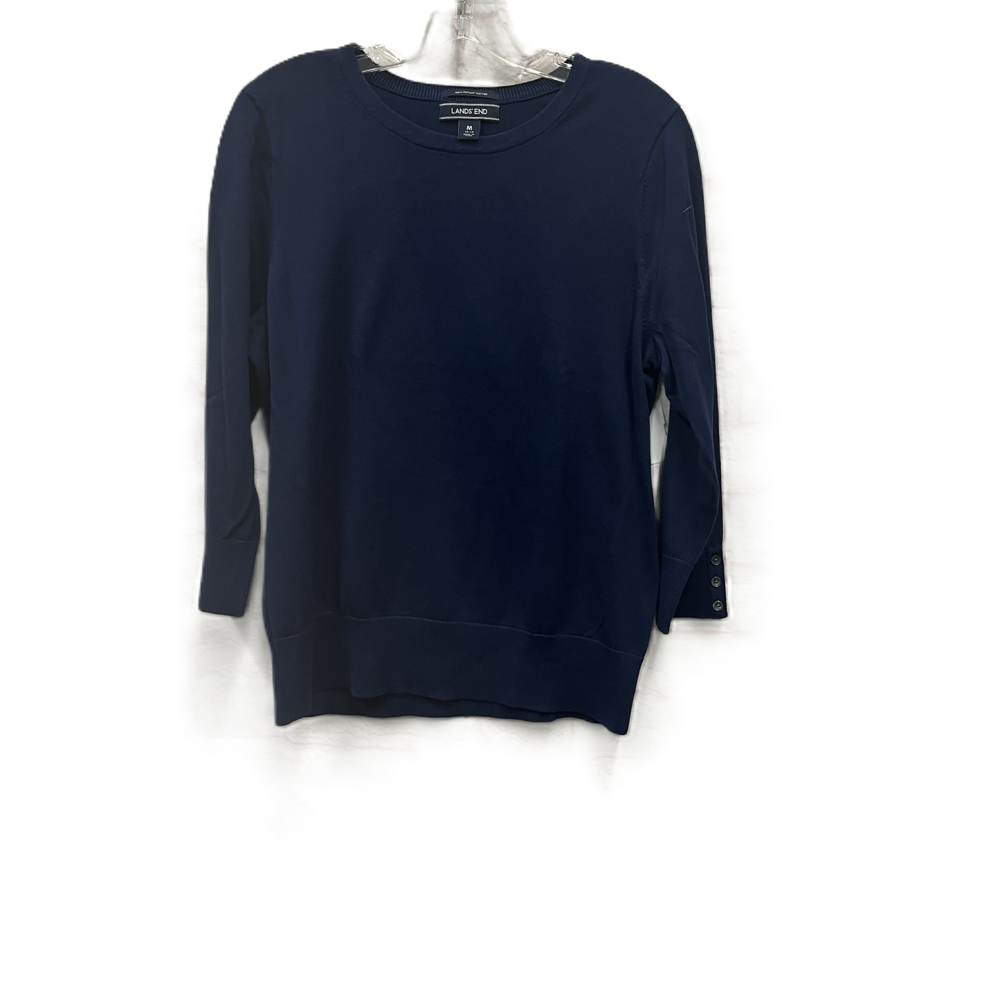 Sweater By Lands End In Blue, Size: M