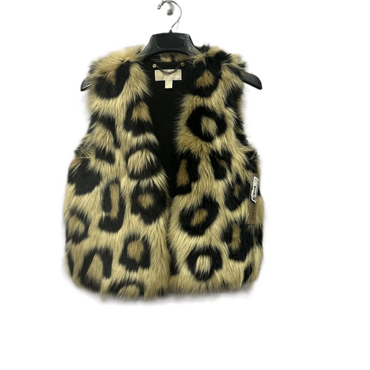 Vest Faux Fur & Sherpa By Michael By Michael Kors In Animal Print, Size: S