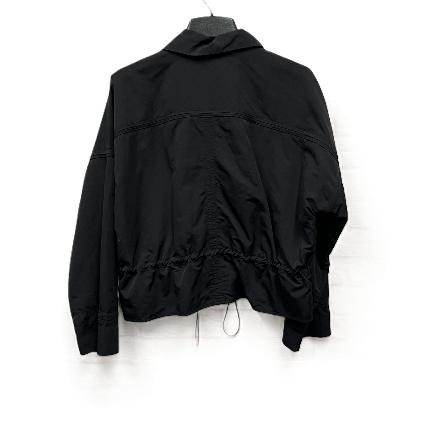 Athletic Jacket By Athleta In Black, Size: L