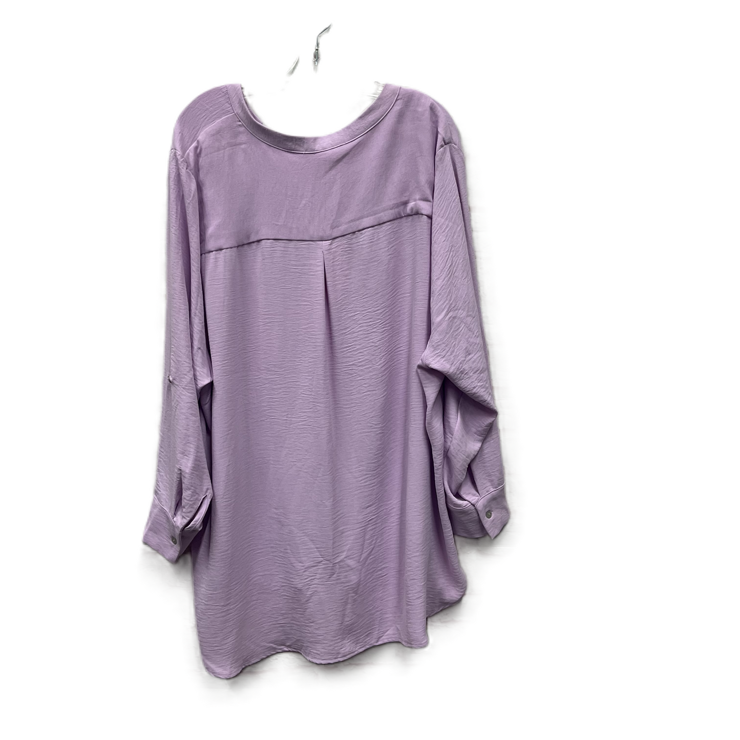 Top Long Sleeve By Adyson Parker In Purple, Size: 3x