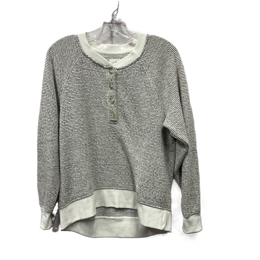 Top Long Sleeve By Lou And Grey In White, Size: S