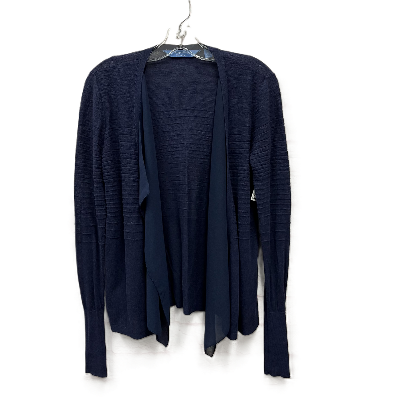 Sweater Cardigan By Simply Vera In Blue, Size: Xs