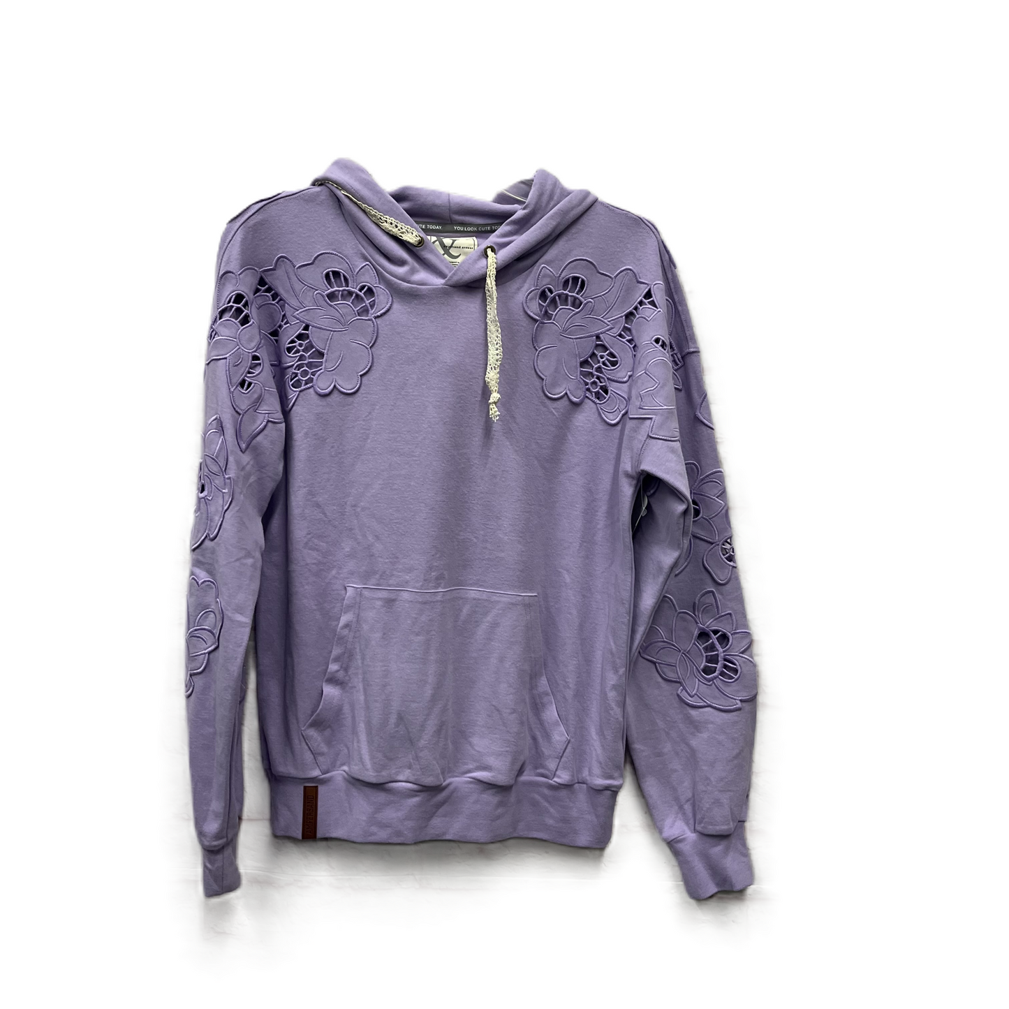 Sweatshirt Hoodie By Ampersand avenue In Purple, Size: Xs