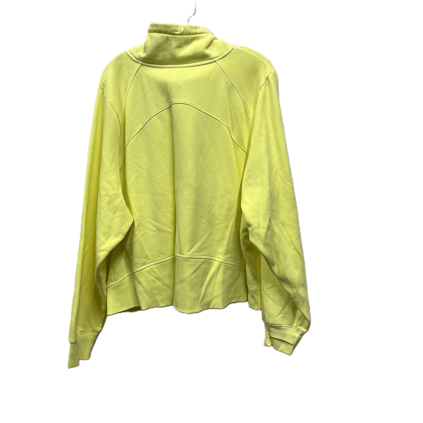 Athletic Sweatshirt Collar By All In Motion In Yellow, Size: 3x