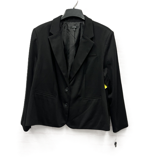 Blazer By Apt 9 In Black, Size: 2x