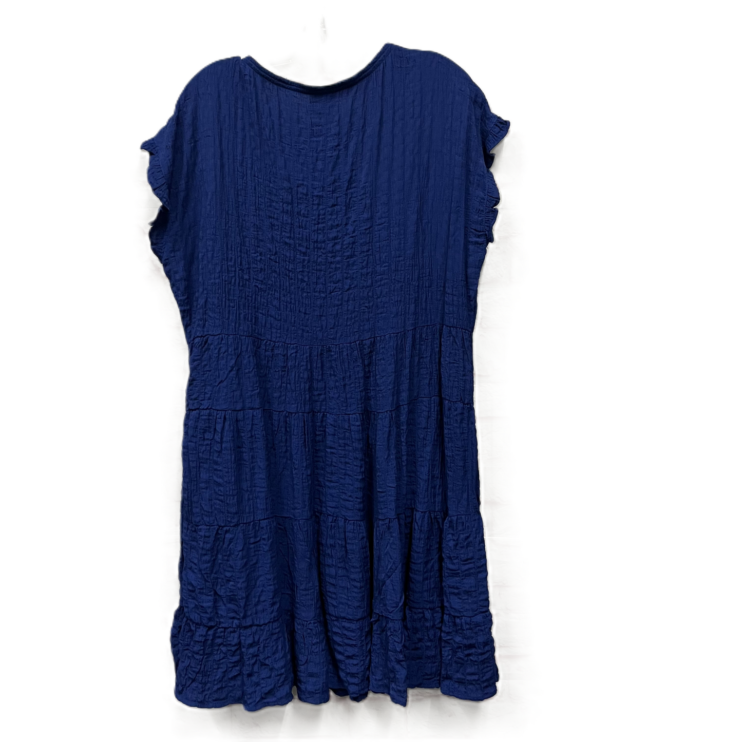 Dress Casual Short By Knox Rose In Blue, Size: L