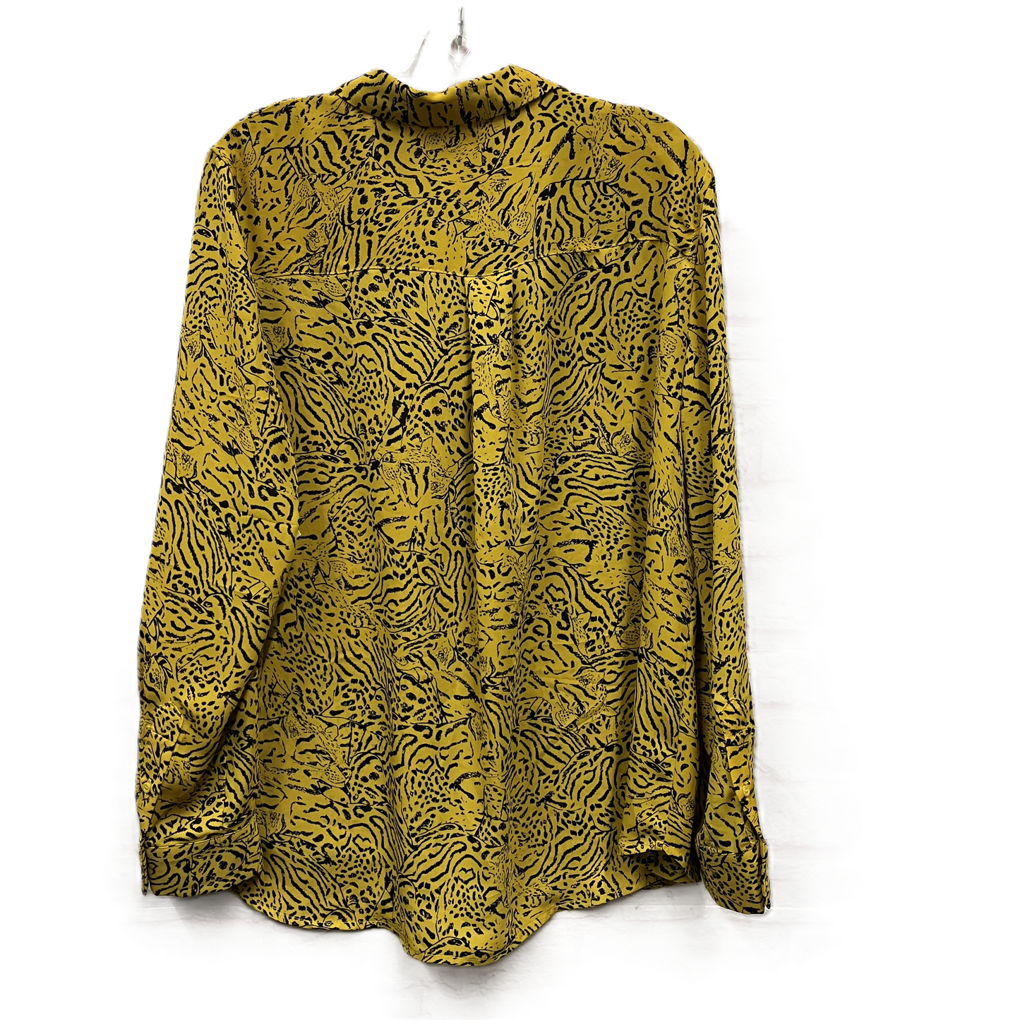 Top Long Sleeve By Philosophy In Yellow, Size: Xl