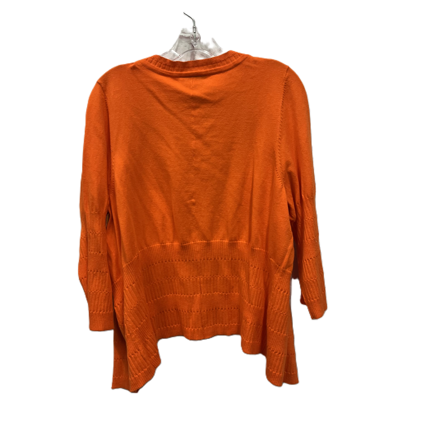 Sweater Cardigan By Lane Bryant In Orange, Size: 3x