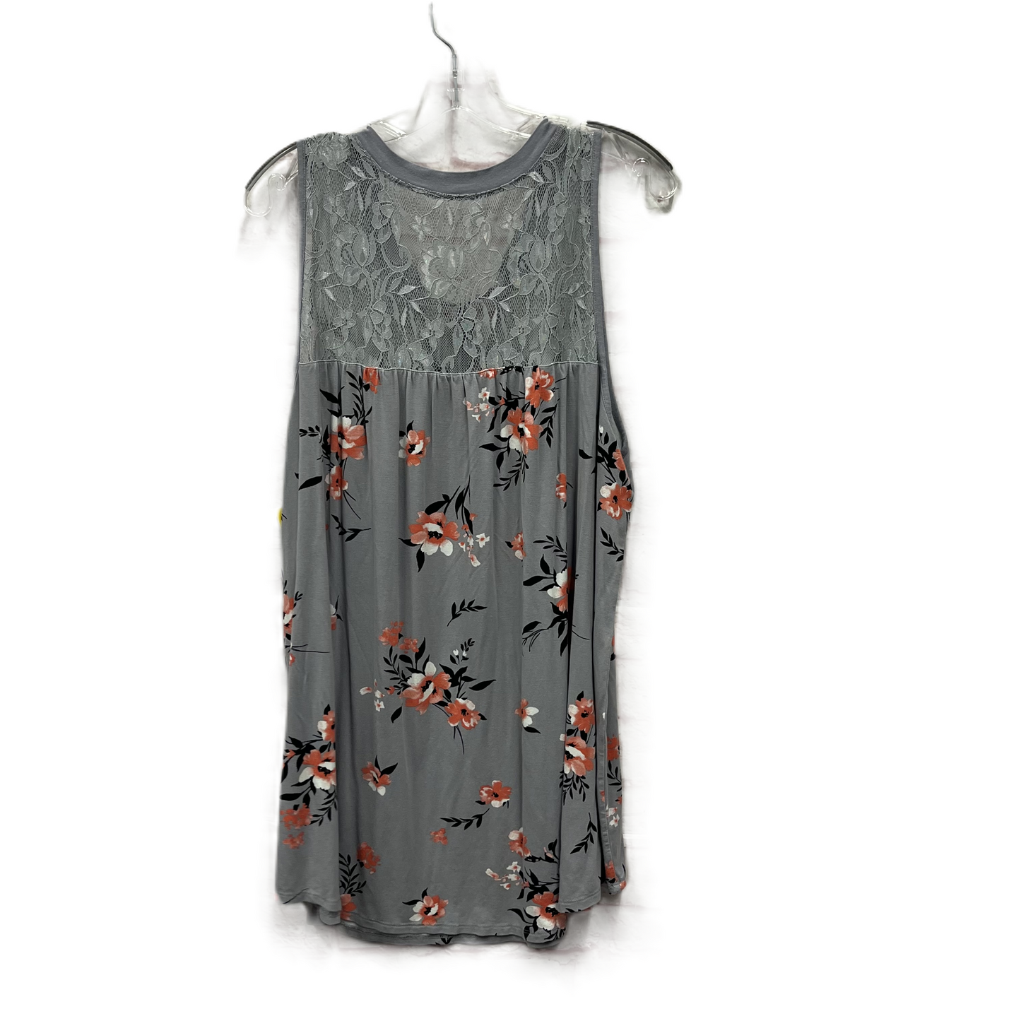 Top Sleeveless By Torrid In Grey, Size: 3x