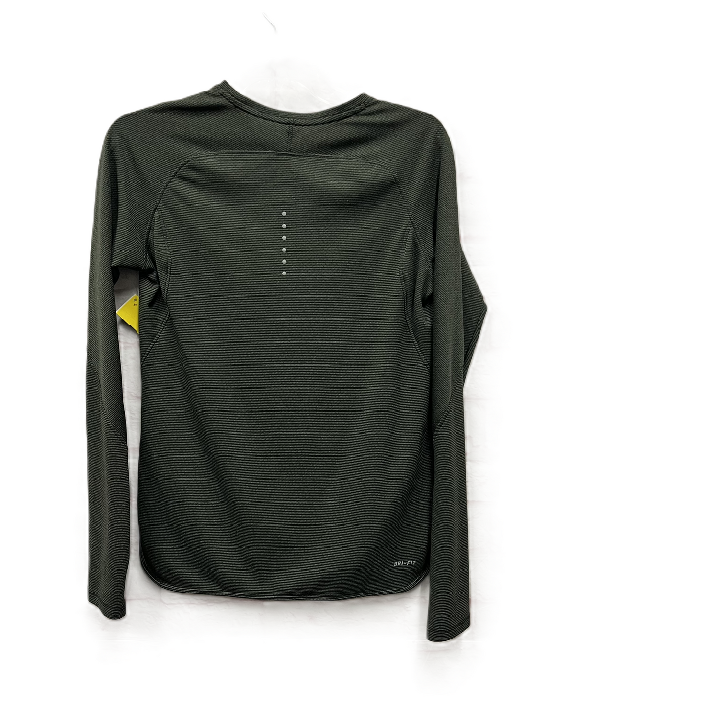 Athletic Top Long Sleeve Crewneck By Nike Apparel In Green, Size: M