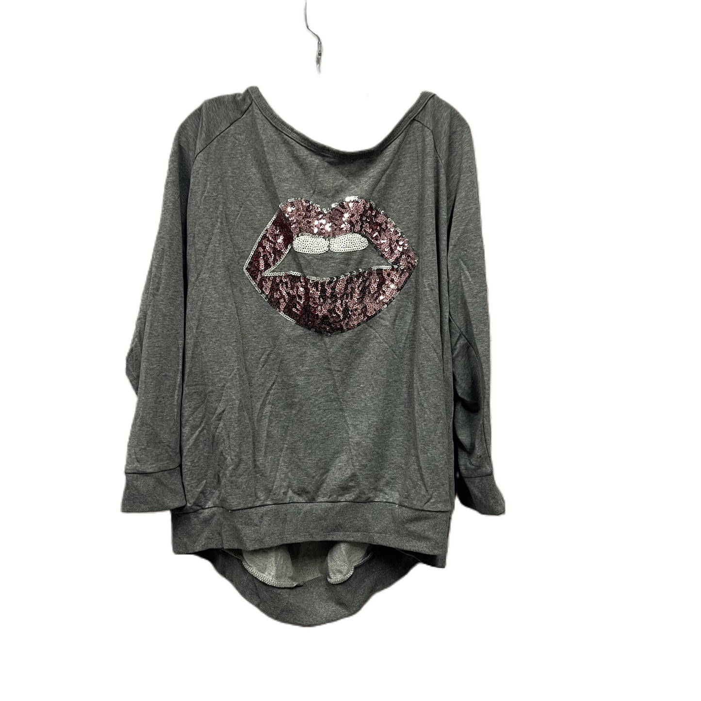 Top Long Sleeve By Torrid In Grey, Size: 4x