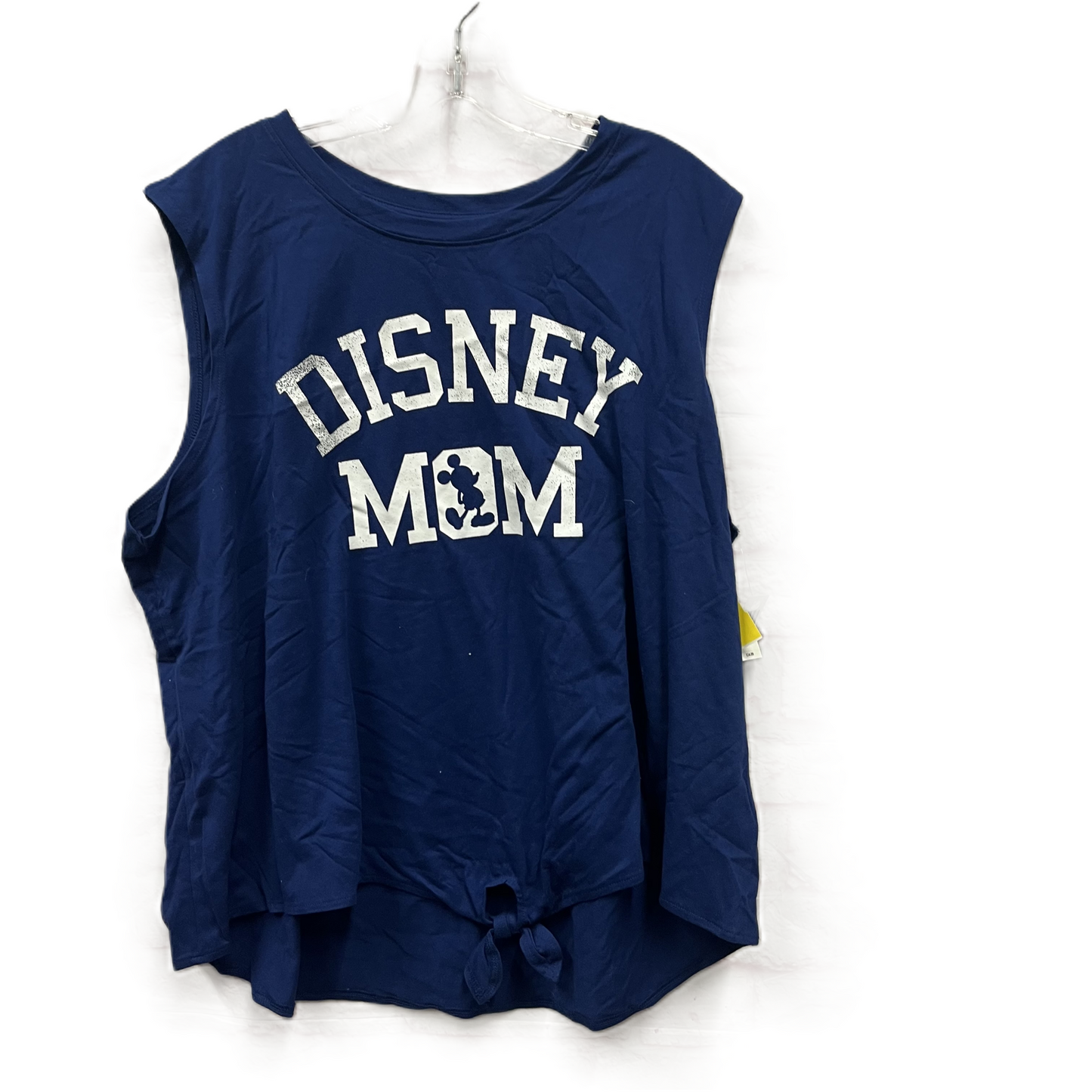 Top Sleeveless By Disney Store In Blue, Size: 2x