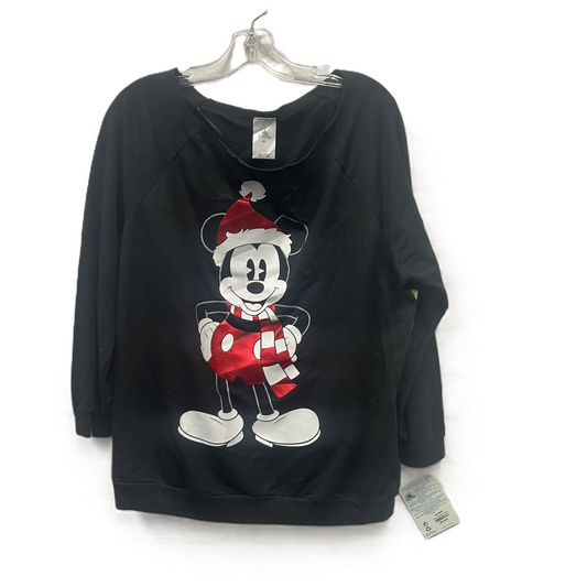 Top Long Sleeve By Disney Store In Black, Size: 2x