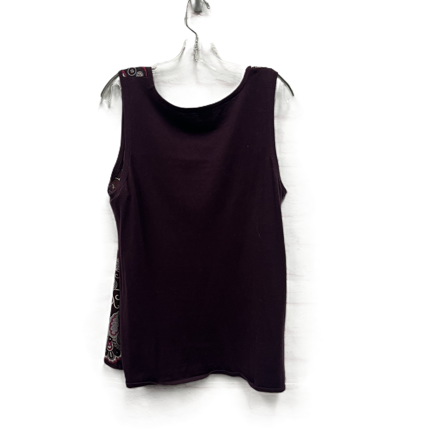 Top Sleeveless By Chicos In Purple, Size: 3x