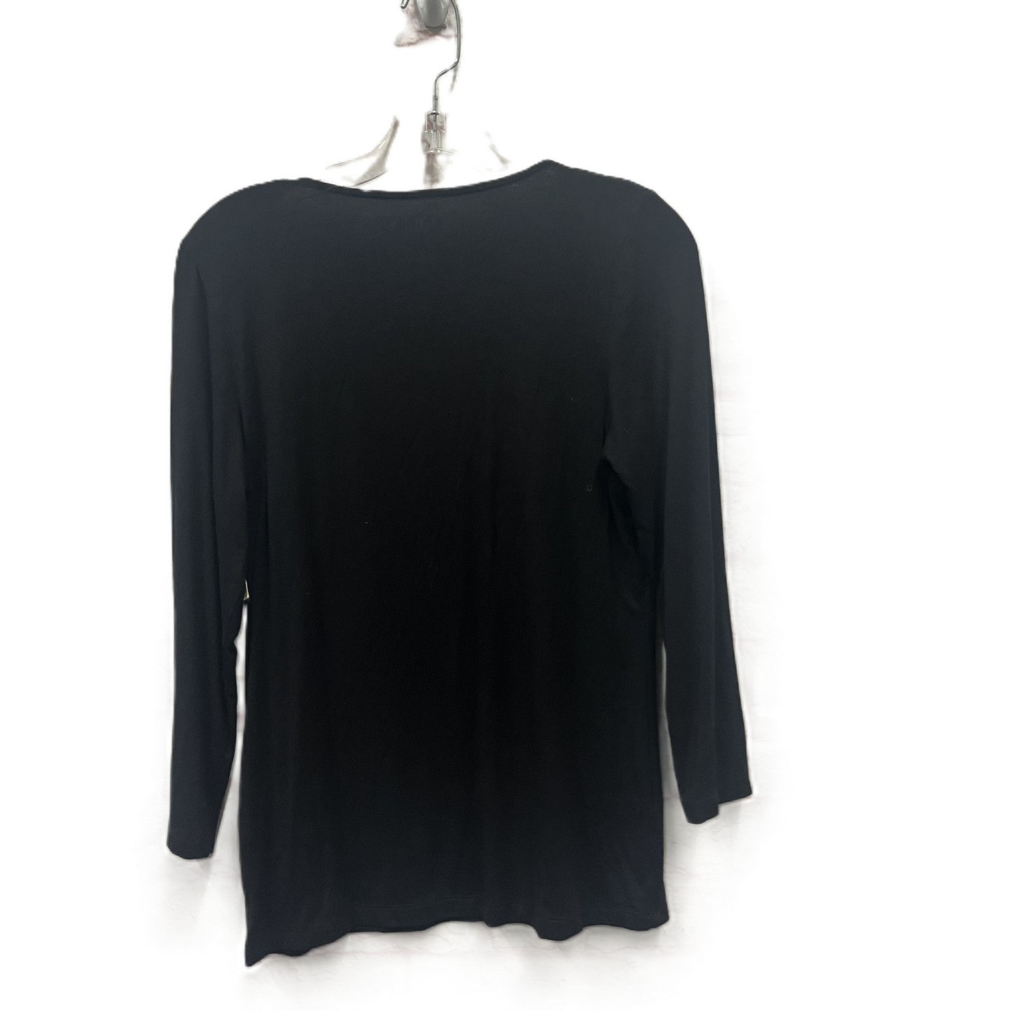 Top Long Sleeve By Chicos In Black, Size: S