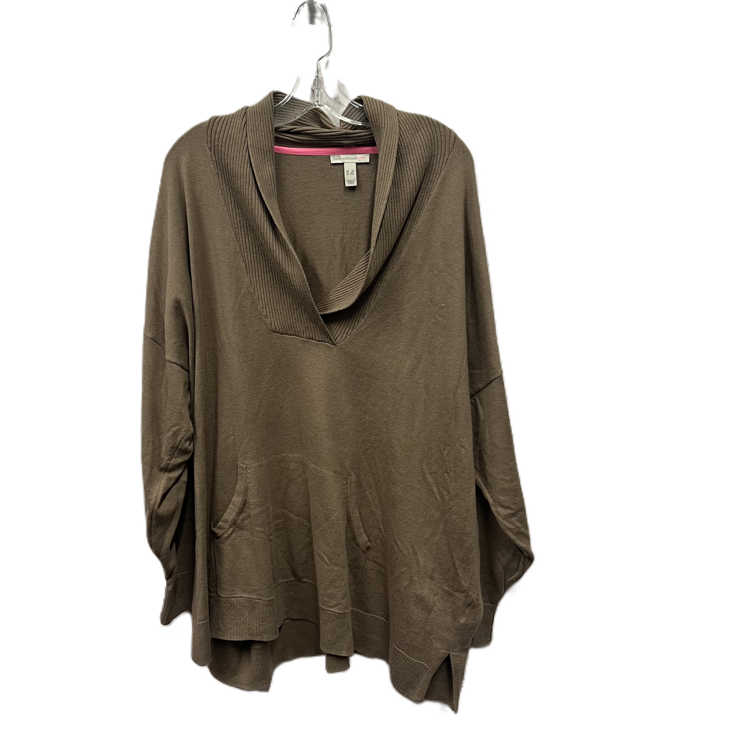 Sweater By Isaac Mizrahi Live Qvc In Brown, Size: 3x