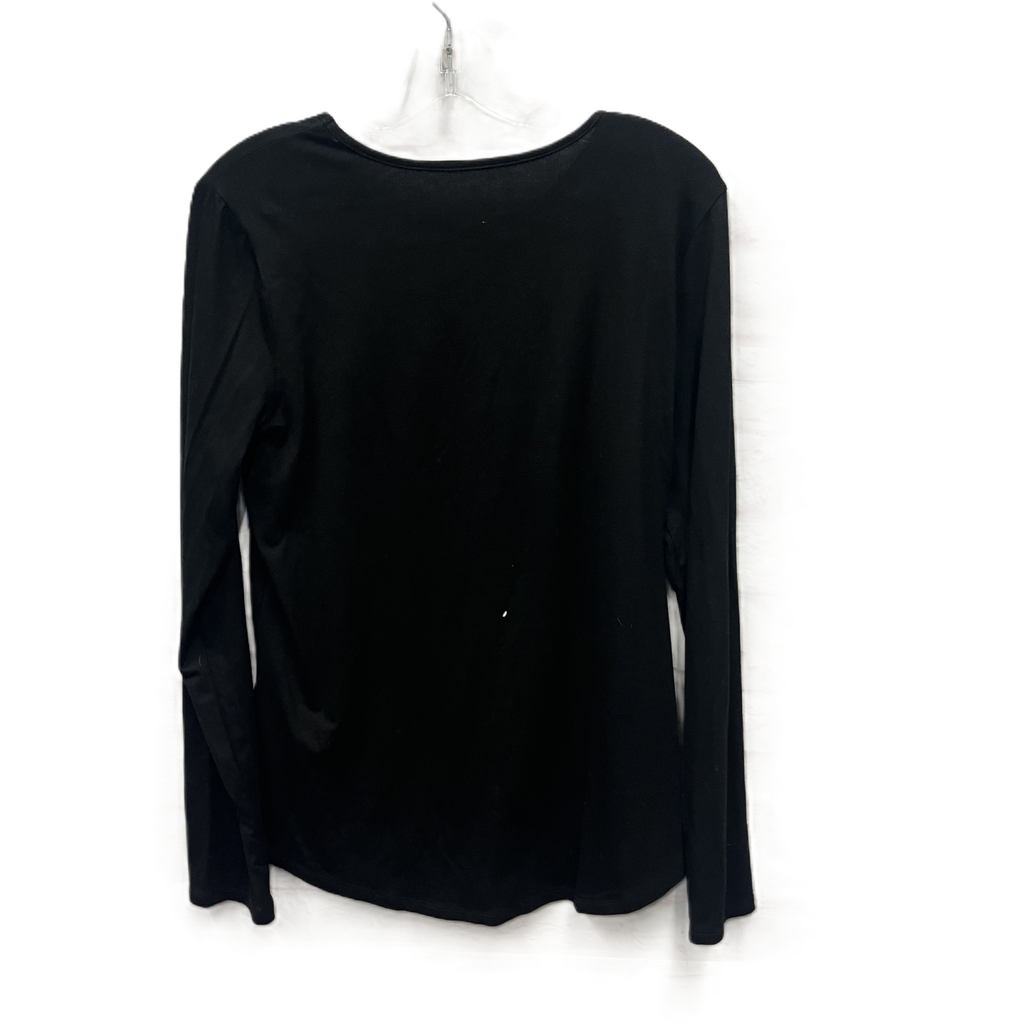 Top Long Sleeve Basic By Chicos In Black, Size: M