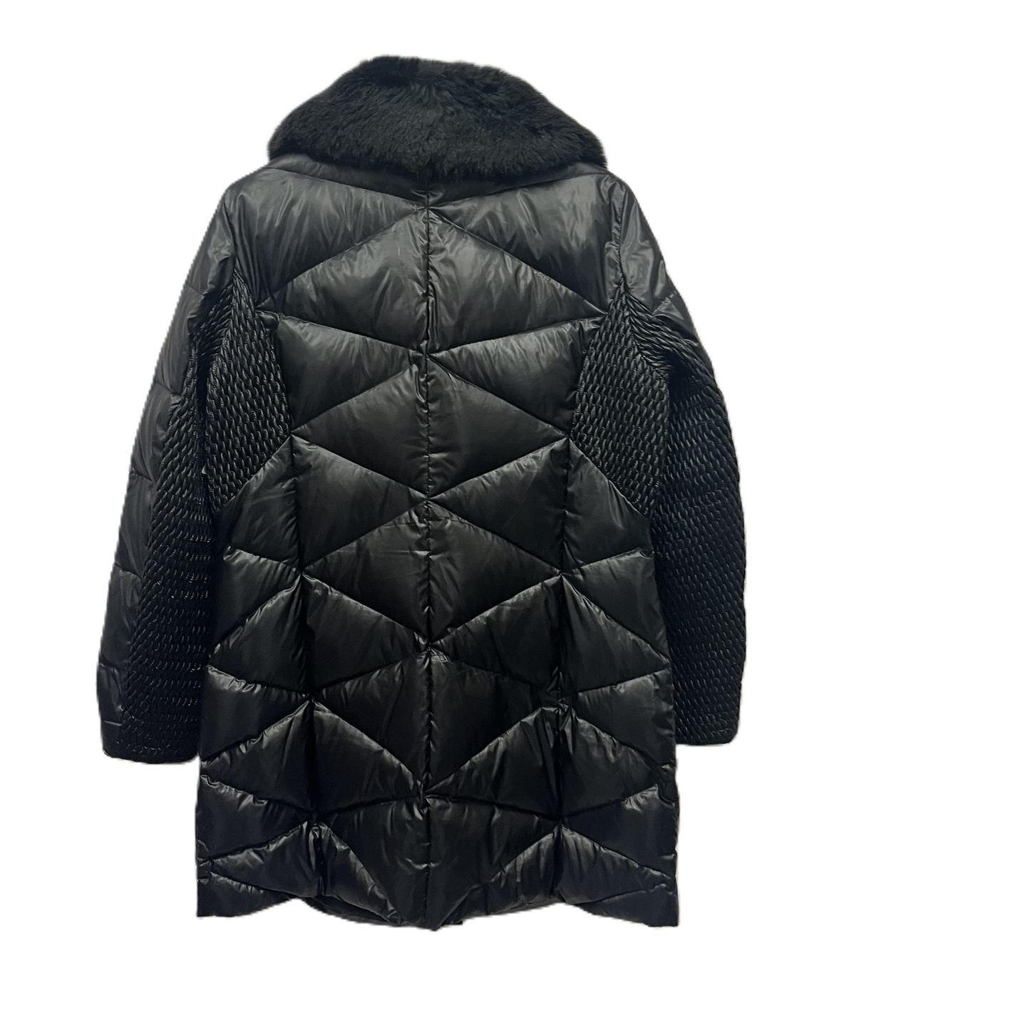 Coat Puffer & Quilted By Via Spiga In Black, Size: Xl