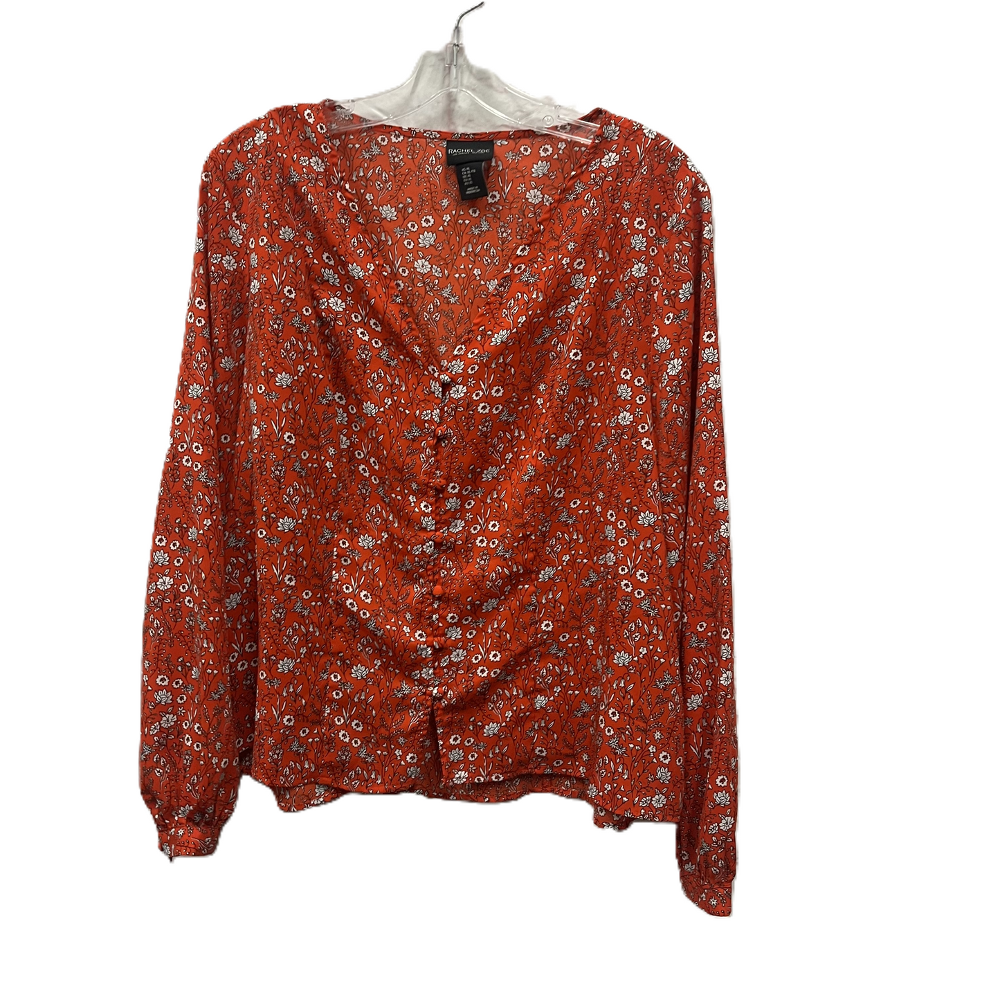 Top Long Sleeve By Rachel Zoe In Red, Size: Xl