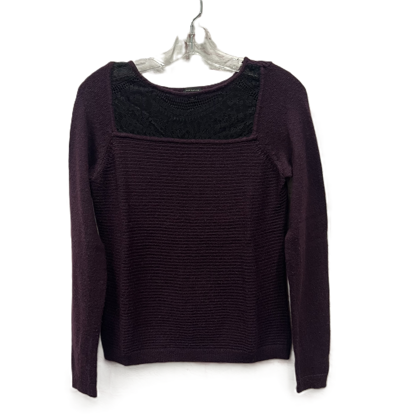 Sweater By Ann Taylor In Purple, Size: S