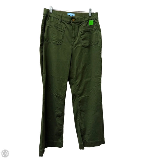 Jeans Wide Leg By Draper James In Green, Size: 14