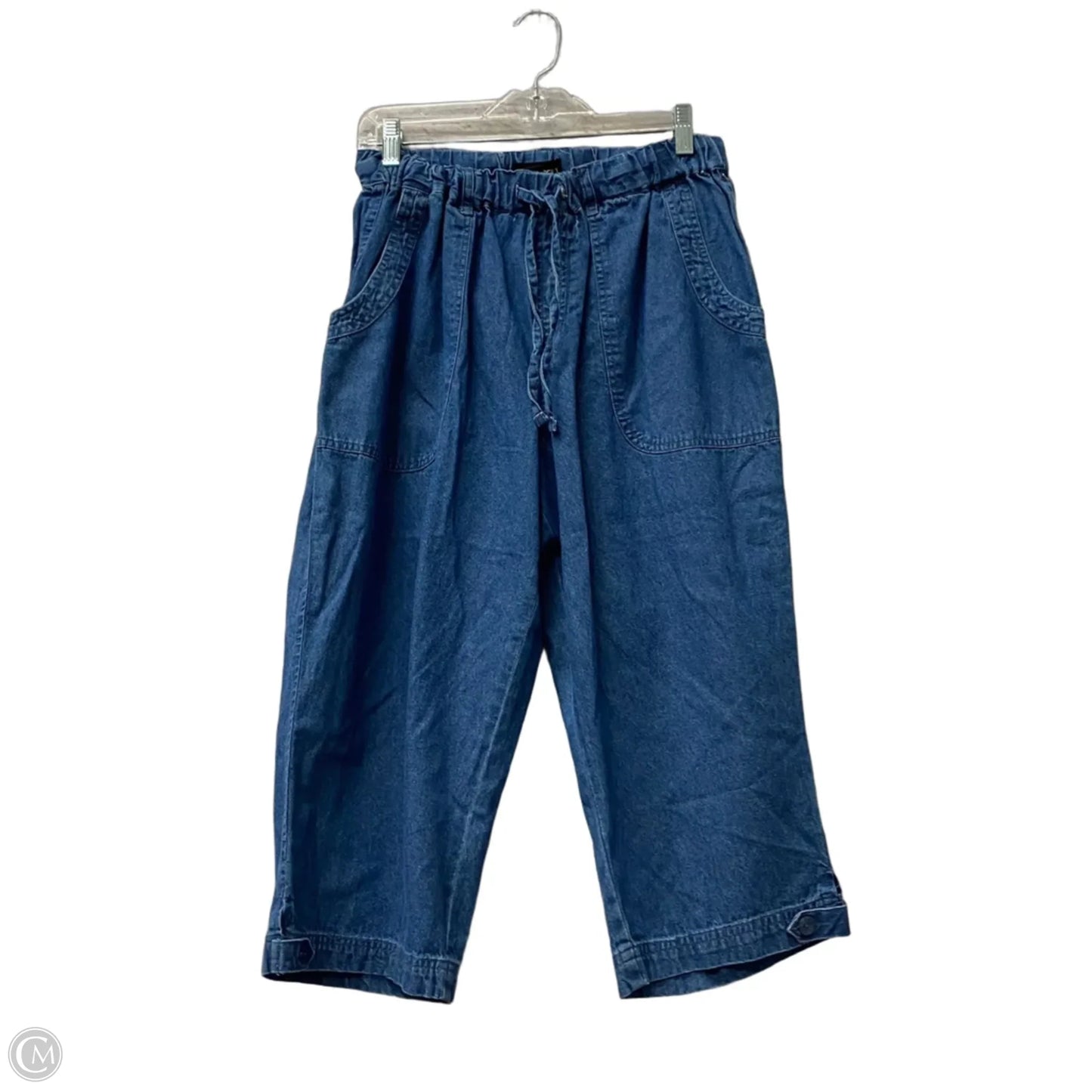 Capris By Erika And Co In Blue, Size: M