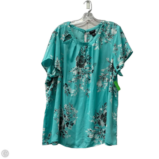 Top Short Sleeve By Torrid In Blue, Size: 3x