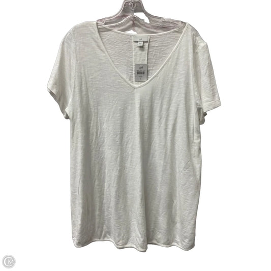 Top Short Sleeve By J. Jill In White, Size: L