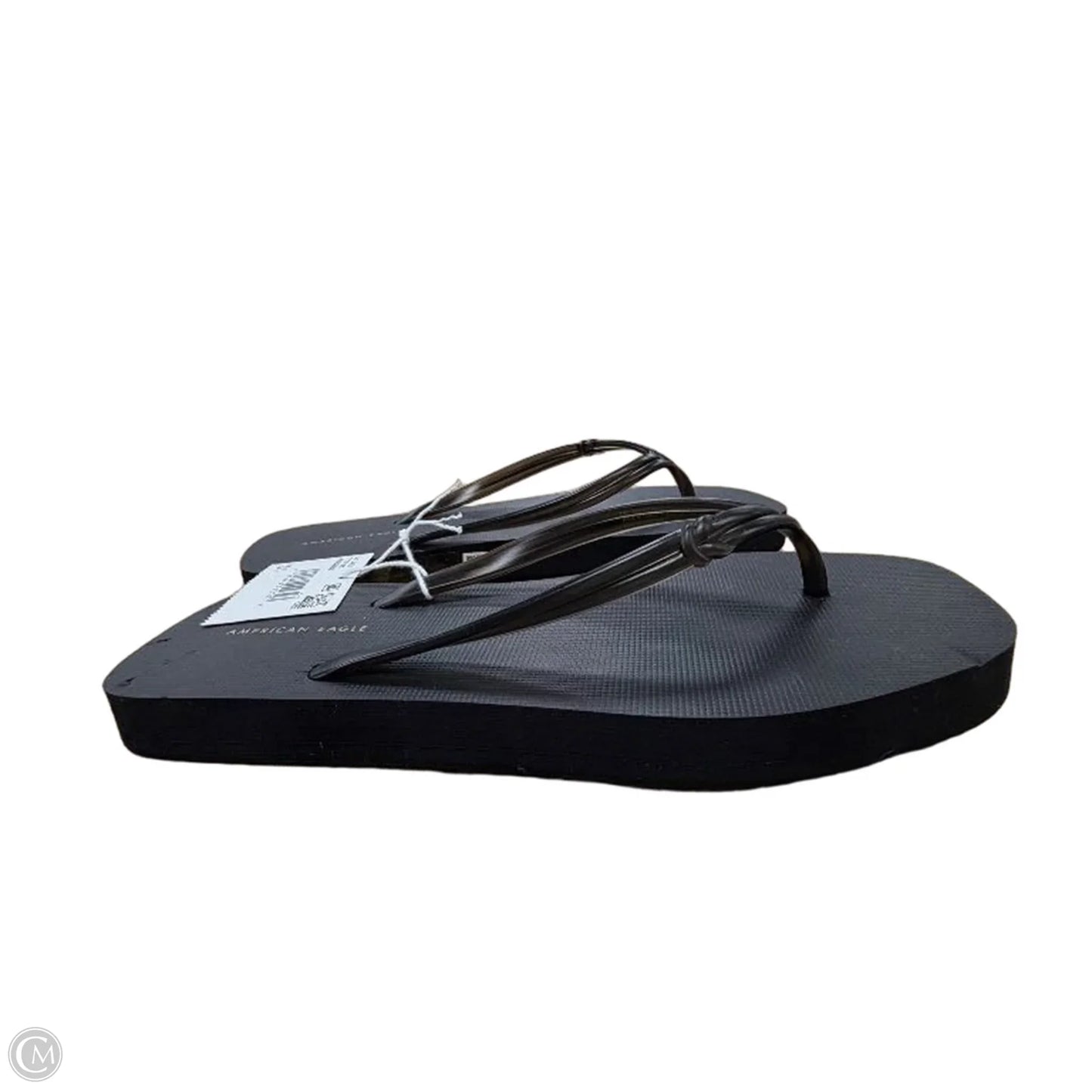 Sandals Flip Flops By American Eagle In Black, Size: 7